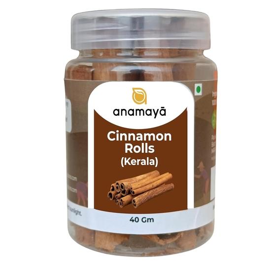 

Палочки корицы Anamaya Dalchini 40 г | Чистая индийская корица из Кералы | Сильный аромат и насыщенный вкус | Упаковано в многоразовую банку (1.41 унц) 40GM