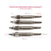 BGP58-1 4 Pcs Heater Glow Plugs GJ55MI 0100226233 for Nissan Kia Hyundai Mitsubishi 2.3 2.5 D