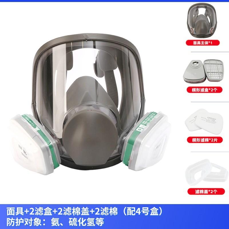 Anti-Fog 6800 Gasmaske Industrielackier-Atemschutzmaske Sicherheitsarbeitsfilter Staubdicht Vollgesichts-Formaldehydschutz