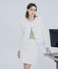 Pinblack Classic Tweed Jacket White