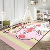 Character U-Usamaru Floor Mat Soft Flannel Entrance Door Mat Non Slip Absorbent Bathroom Bedroom Floor Rug