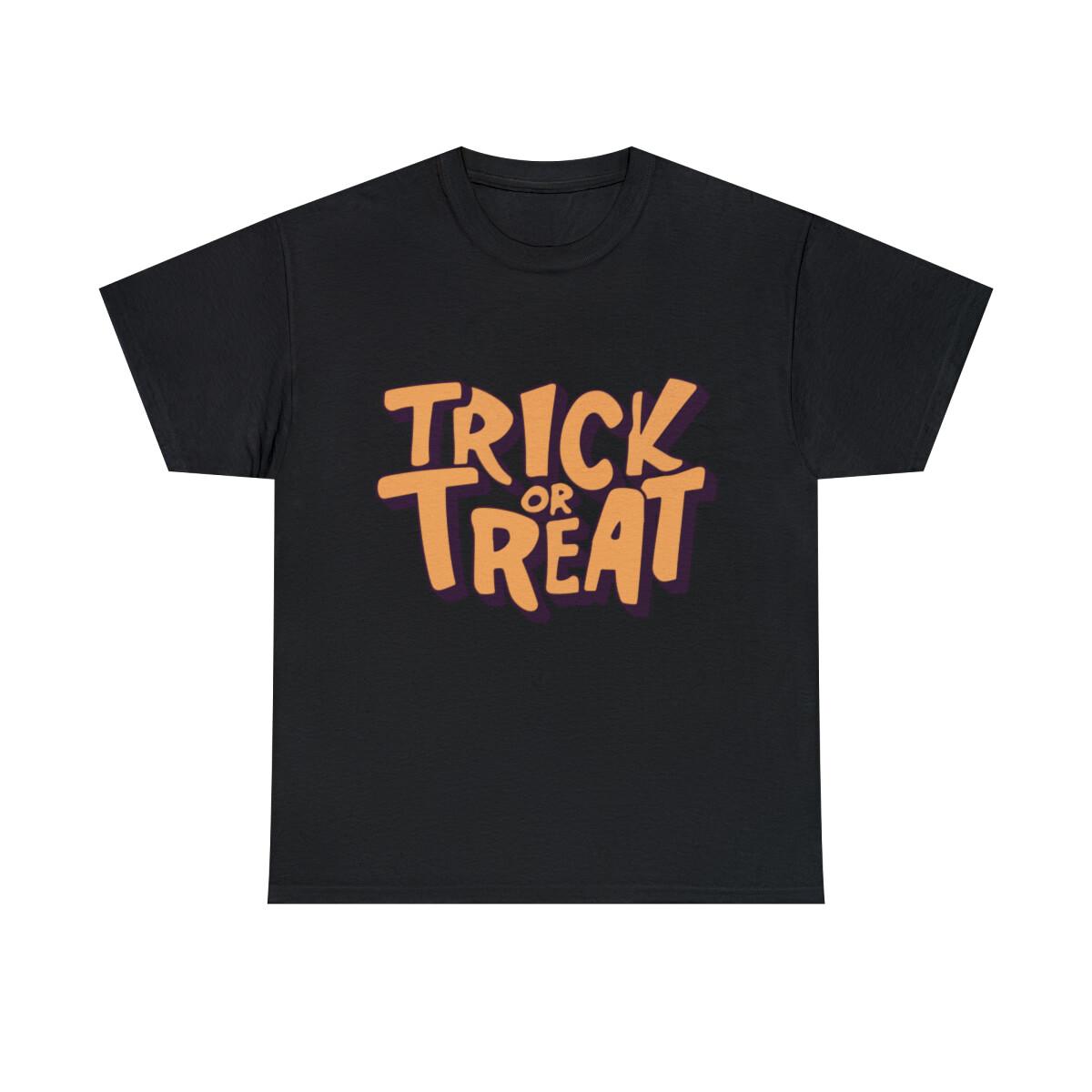 Trick Or Treat Halloween Graphic Tee Shirt, S-5XL XXL
