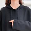 Felpa con cappuccio da donna MOKANA, elegante, a maniche lunghe, MKNJD3481