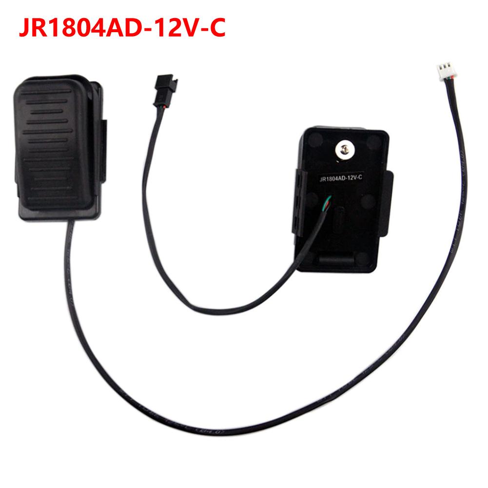 Electric Foot Switch Black white Socket Car JR1804AD-12V-C Principle Electric Foot Switch For Children Plastic