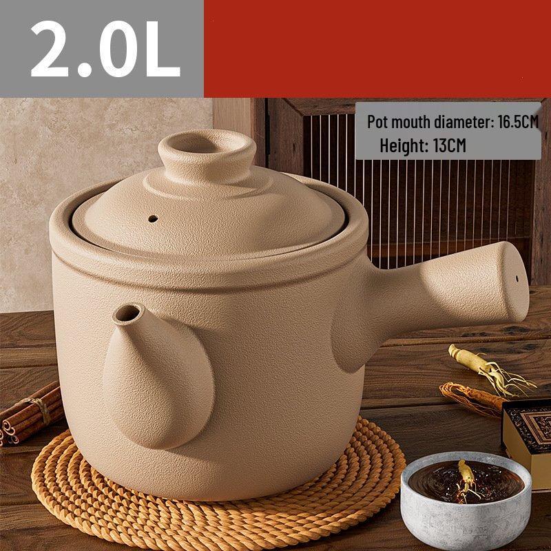 ZISIZ Ceramic Herbal Decocting Pot