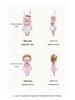 Mitu Angela Fashion Angel Plush Doll - Curly Hair Children's Toy Gift