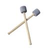 2 Pair Drumstick Foam for Head Mallets Percussion Bubble Drum Stick with Wood Ha