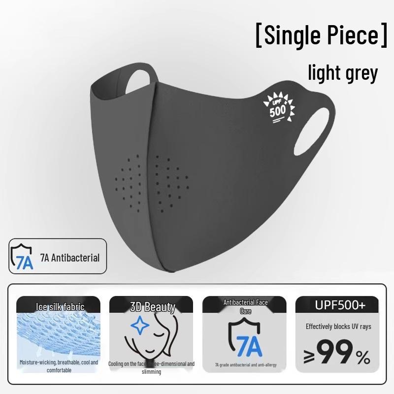 2025 Women's Anti-UV Ice Silk Full Face Sunshade Mask with Eye Protection - Breathable Summer Design
