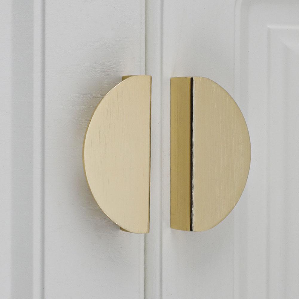 2PCS Handles 80mmx37mmx20mm Brass Gold Drawer Handle