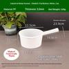 Kitchen Water Scoop Long Handle Plastic Ladle Bath Scoop Household Water Ladle Soup Dipper Garden Use White Serving Spoons
