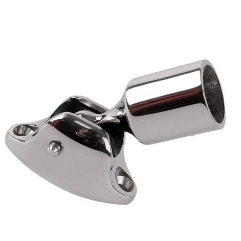 Stainless Steel Ball Slide Cap Fitting Smooth Pipe Support Fitting Top End Deck Hinge Mount Marine Fittings Hardware