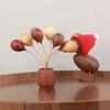 Solid Wood Wooden Balloon Decoration Rustic Style Solid Wood Ornament  Housewarming Gift