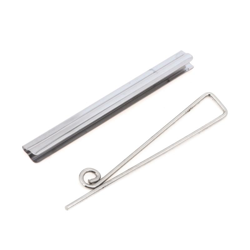 5/10Pcs 75Mm Bifold Money Clip Bar Wallet Spring Clamp Cash Check Credit Card Holder Hardware Metal Clip