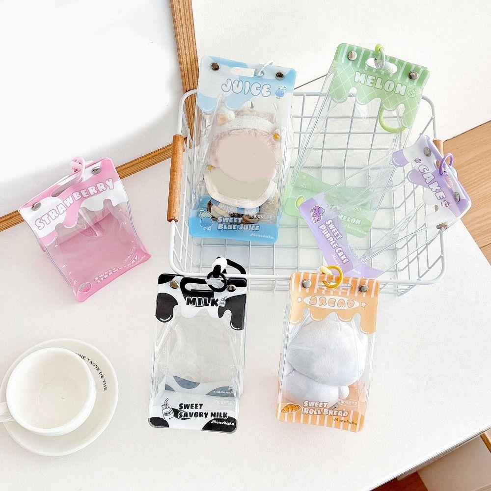 Transparent MIni Plush Dolls Storage Pouch Dustproof Dolls Outward Bag  Gift Packaging