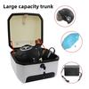 NEW Motorcycle Tour Tail Box Scooter Trunk Luggage Top Lock Storage Carrier Case with Soft Backrest and Quick-Release System