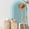 Wall Sticker Self-adhesive Strong Adhesion Waterproof Tear Resistant Detachable Gradient Boho Style Bedroom Sticker Home Supply