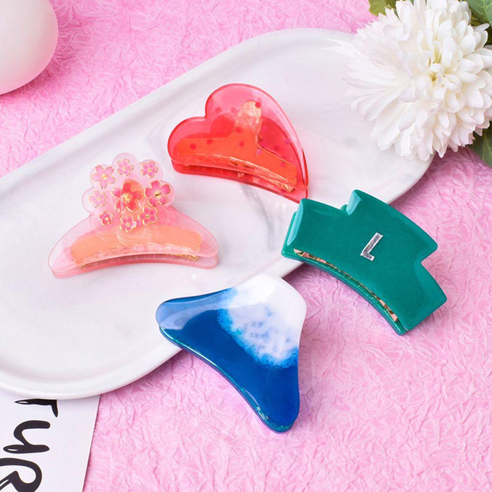 DIY Jewelry UV Crystal Epoxy Hairpin Hair Clamps Claw Clip Mould Silicone Mold