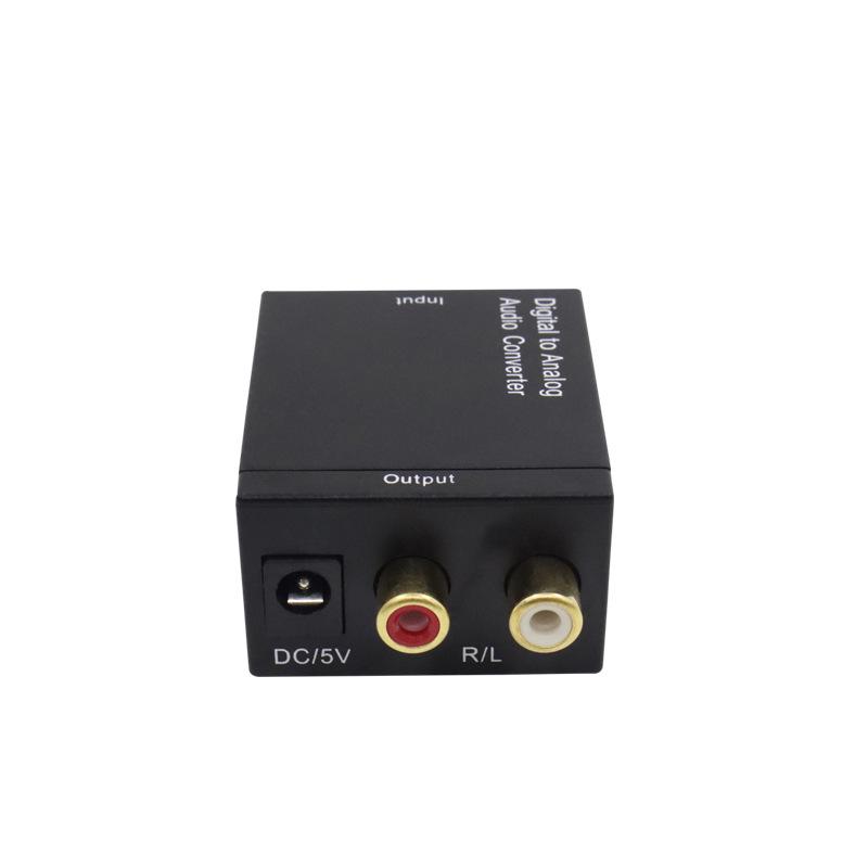 Digital Optical/Coaxial To Analog Audio Converter with Plastic Shell