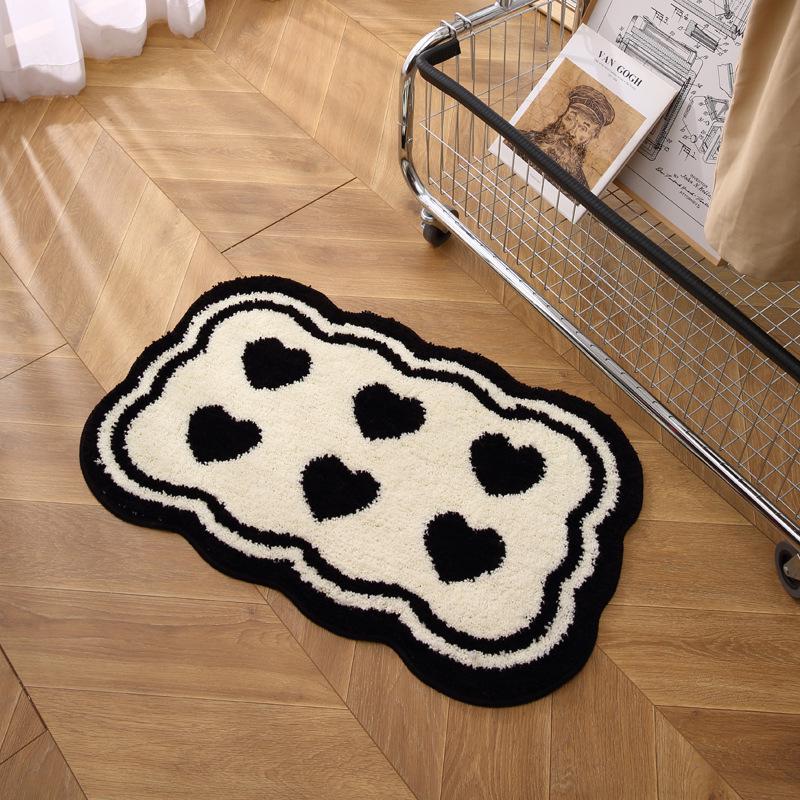 Nordic Non-Slip Bathroom Absorbent Mat for Toilet, Doorway, or Bedroom.