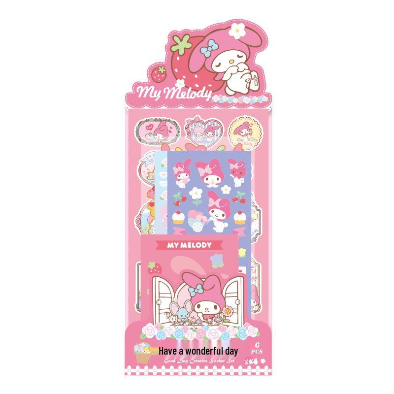 Cute Cartoon Anime Sticker Set for DIY Journals and Craft Decoration