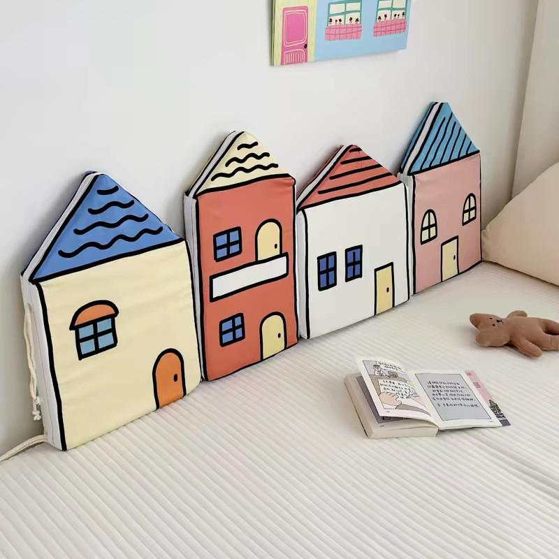 Soft Cotton Baby Bed Bumper Set Toddler Safety Anti-Collision Guard Rail Crib Or Floor