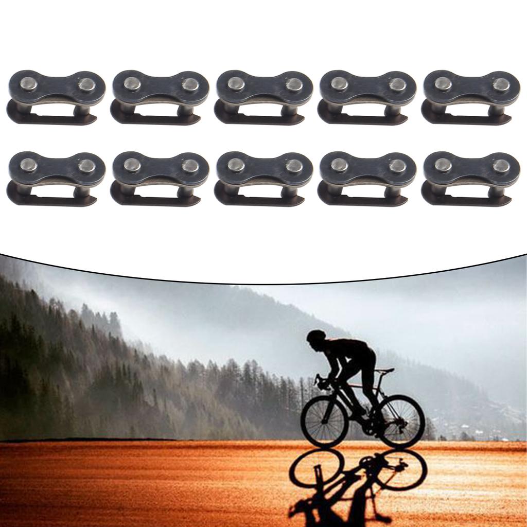 Steel Chain Joint Links 1/2 X 1/8 Black Replacement