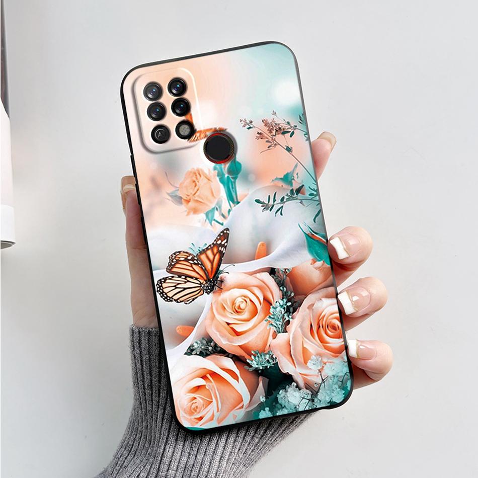 For Tecno Pova Case LD7 LD7j Fashion Marble Cover Matte Phone Case For Tecno Pova Soft Silicone Fundas 6.8'' Back Cover Bumper