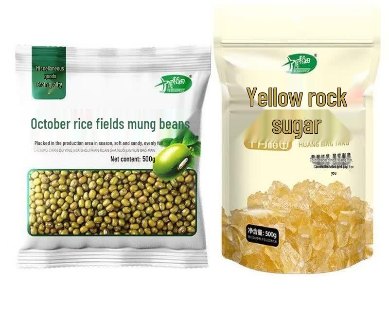 October Rice Field Mung Bean & Rock Sugar Combo