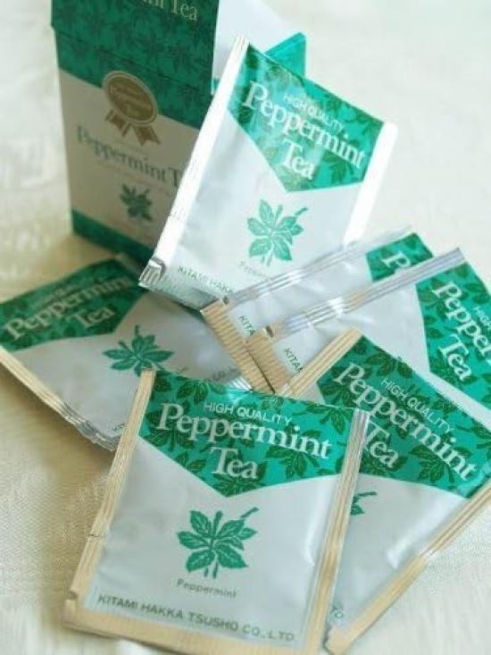 Kitami Hakka Tsusho Peppermint Tea 6 bags x 6