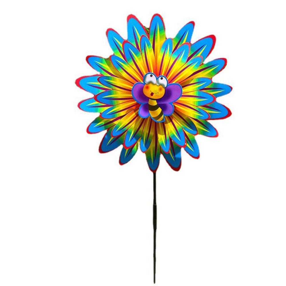 Double/Single layered Hot Air Balloon Insect Windmill  Outdoor Party Picnic Decor