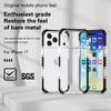 For iPhone 17 Pro Case Four Corners Anti Drop Clear TPU+TPE+PC Phone Cover