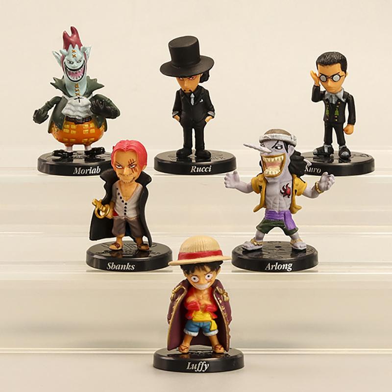 12Pcs/Set Monkey D. Luffy Nami Boa Hancock Roronoa Zoro Action Figures Model Toy
