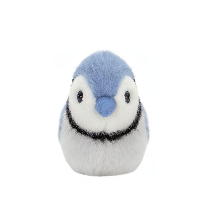 

JELLYCAT Серия Птицы Животное Бодлейн Хохолок Голубая Сойка Успокаивающая Синяя Кукла Плюшевая Кукла 10 см Высотой Box Not Included