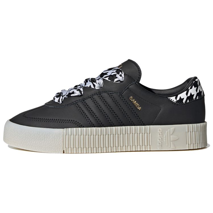 Adidas Originals Sambarose Low Top Sneakers Women Sneakers Black Gold White FV0779