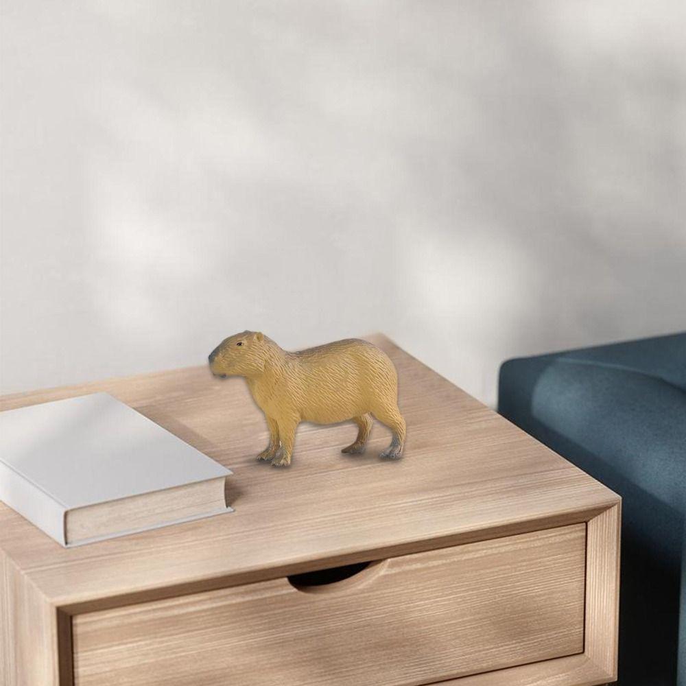 Capybara Action Figure Water Dolphin Action Figure Capybara Model Toys Mini Wild Animal Model