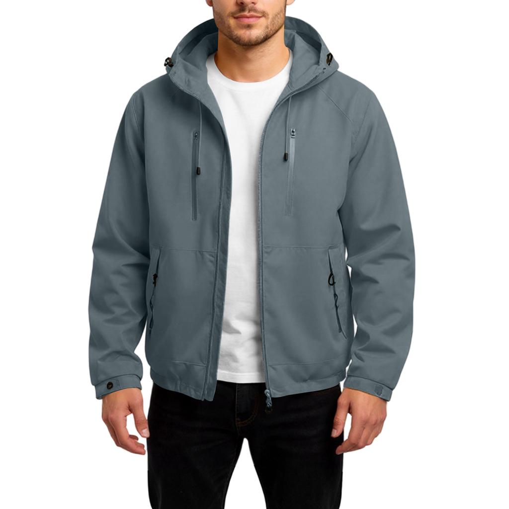 Men's  Fashion  Leisure  Hooded Hood  Outdoor  Jacket  Coat