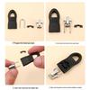 Tool-Free Detachable Zipper Pull Tab for Luggage, Backpacks, Jackets, Clothing, and Footwear