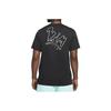 Jordan T Shirts Men's Black Crew Neck Moderate Straight Fit DC4829-010