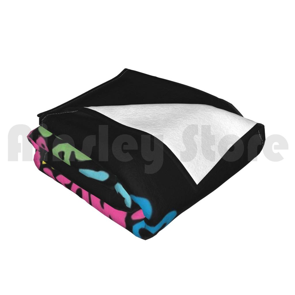 Human Brain Anatomy Using Typography Blanket Fashion Custom For Scientists For Psychologists For
