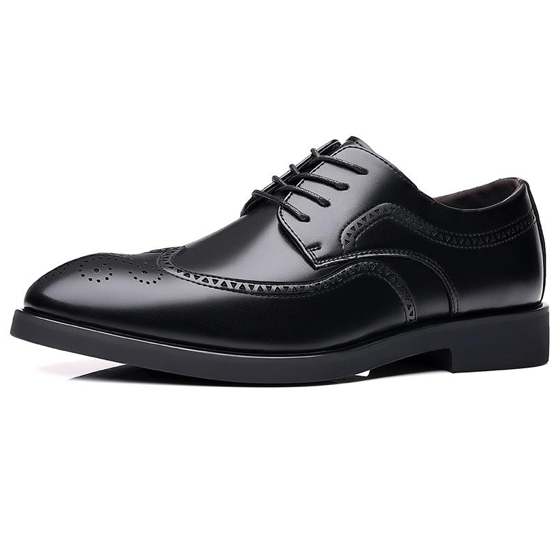 Leisure Walk Men's Leather Oxford Shoes Non-Slip Sole for Business Shoes Man Wedding Office Daily Formal Dress Footwear Sneakers
