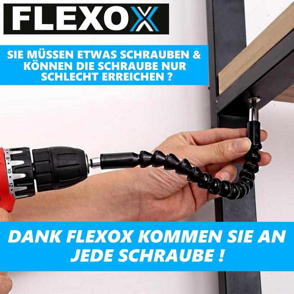 FLEXOX Bit Holder Flexible Pivoting Joint Angle Magnetic Screwdriver