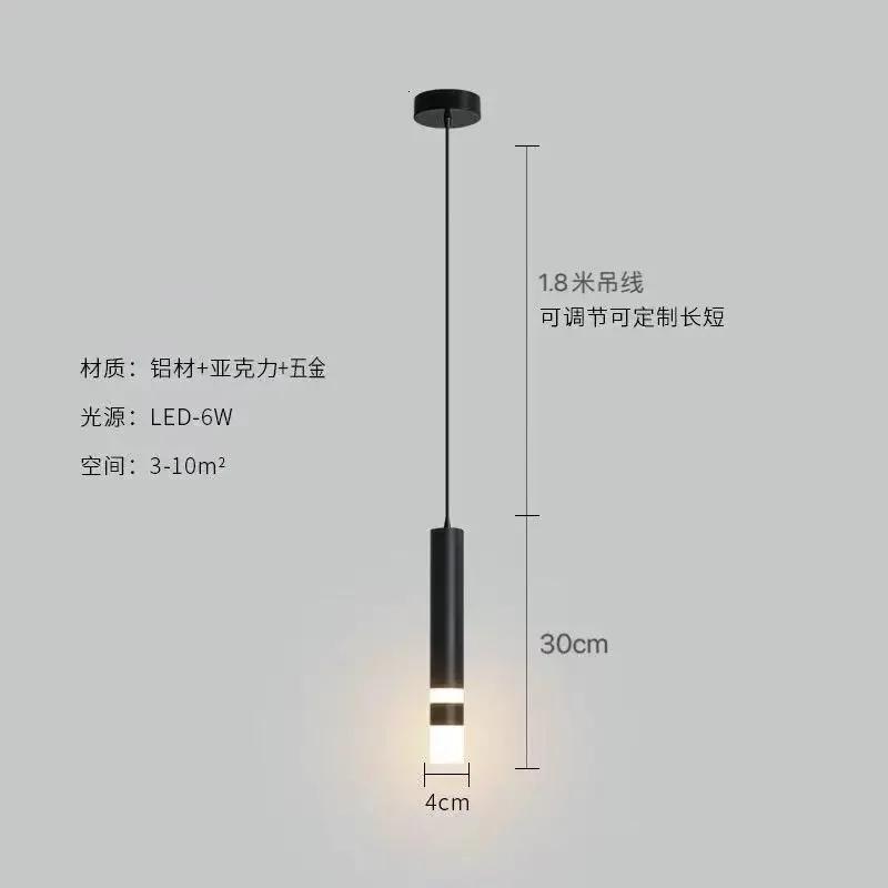 Moderne LED pendelleuchten minimalistischen restaurant/café-bar/wohnzimmer/nachttisch anhänger lampe lange linie hängen lampe