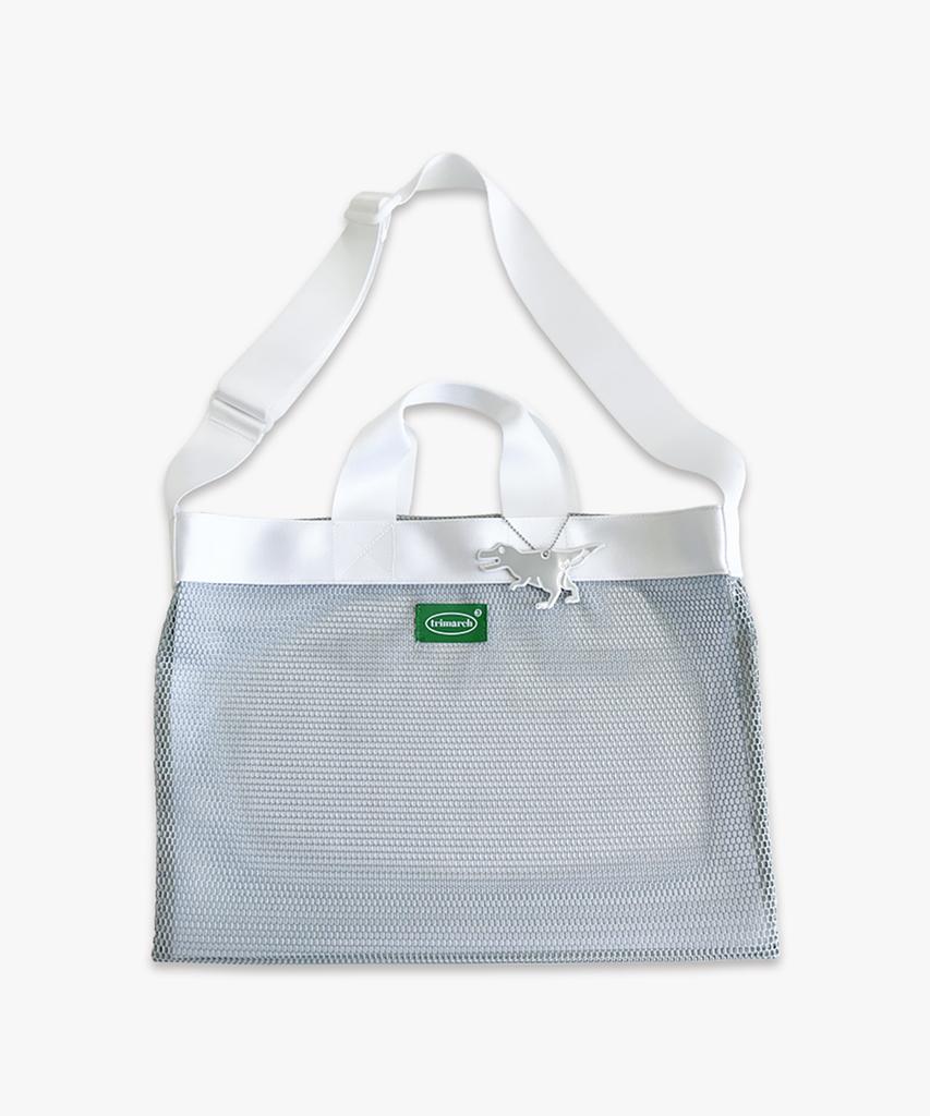 Trimarch Tri / Mesh Layered Cross Bag / White
