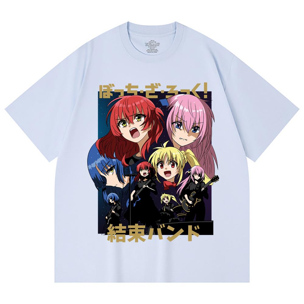 230 Gsm 100% Cotton Bocchi The Rock V1 Print Unisex Heavy Cotton T Shirt