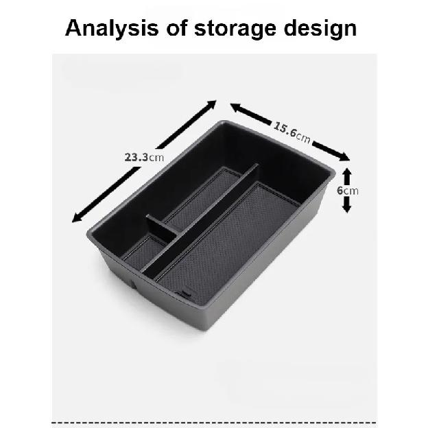 Armrest Storage Box For Leapmotor C10 2024-2026 Car Organizer Case Center Console Storage Tray Auto Interior Accessories TPE
