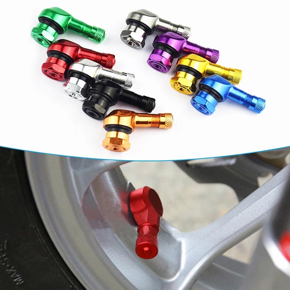 

Valve 11.3mm Tire Valve Stems 90 Degree Motorcycle Valve Stem Valves Stem Cap CNC Motorcycle Rim срібний