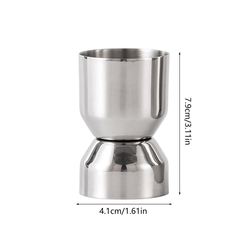 Unverzichtbares Bar-Getränke-Werkzeug Stilvolles Unterhalten Stahl-Getränkemixer-Set Cocktailbecher Shaker mit Messbecher