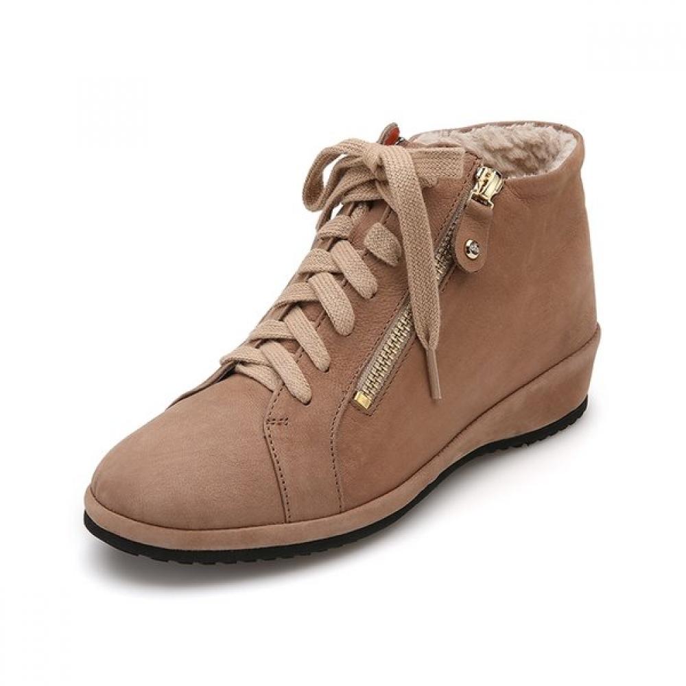 MiSope Women S Lightweight Lace Up Ankle bootS 3cm 3color 012046027