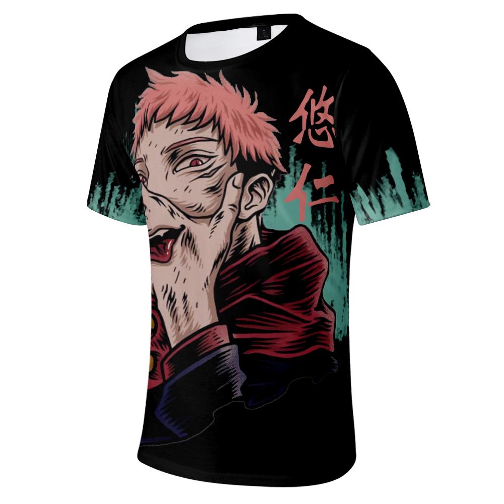 T-Shirt für Damen und Herren, Sommerkleidung, Fitness, Jujutsu Kaisen, Rundhalsausschnitt, Übergroßes Herren-T-Shirt, neue Herren-T-Shirts, Tops