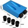 Angle Drilling Kit - PZCC - 15 Degrees - Aluminum - 6, 8, 10 Mm Bits - Template Included